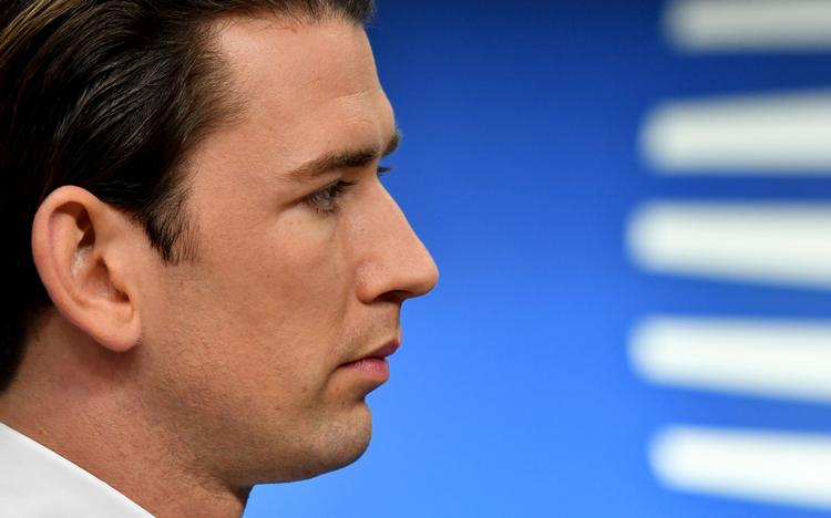 Østrigs kansler Sebastian Kurz annoncerede kort før nytår, at Østrig vil indføre særskat på IT-giganter som Facebook og Amazon. Foto: Geert Vanden Wijngaert/AP