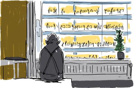 Andelen af ufaglærte på offentlig forsørgelse er i stigning. Foto: Mette Dreyer/Politiken-Tegning