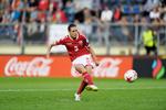 55 landskampe har Simone Boye spillet for Danmark, og i en af dem blev hun matchvinder, da hun under EM i 2017 scorede på det afgørende straffespark, da Danmark i semifinalen slog Østrig. Foto: Tariq Mikkel Khan/POLFOTO