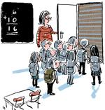 Generation Z er født mellem 1994 og 2004. Men bogens forfattere arbejder allerede nu med en generation ALPHA, børn født mellem 2005 og 2015.
    Arkivtegning Mette Dreyer