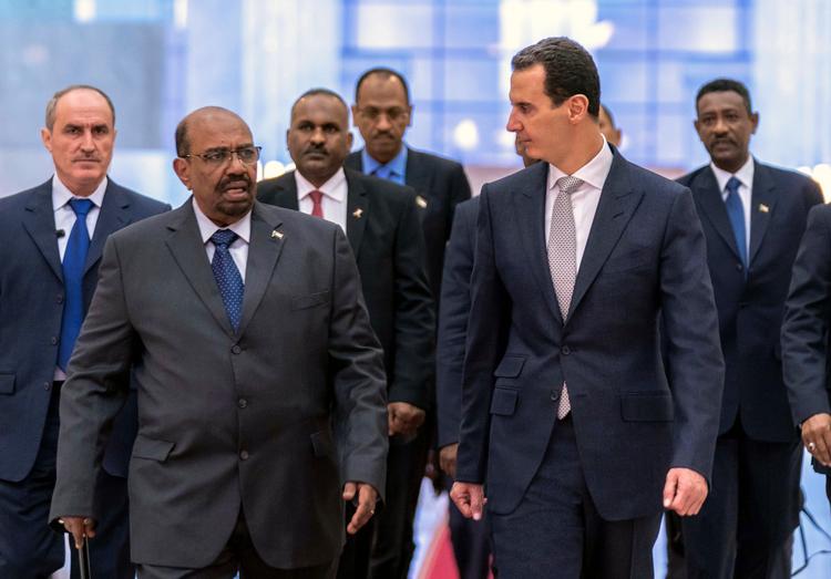 
  Præsident Bashar Assad modtog Sudans præsident Omar Bashir i Damascus 16. decemter 2018. (Arkivfoto)  
   Foto: /AP