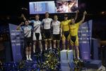 Smilene fejlede ikke noget hos danskerne Marc Hester og Lasse Norman efter finalen i Rotterdams seksdagesløb, men sejren havde den hollandsk-franske duo Niki Terpstra-Thomas Boudat sikret sig, selv om de ser knap så glade ud Tredjepladsen gik til hollænderne Yoeri Havik-WimStroetinga. 