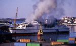 Mordbranden på færgen Scandinavian Star, der 7. april 1990 kostede 159 mennesker livet, forbliver uopklaret. (arkiv) Foto: Carsten Ingemann/POLFOTO
