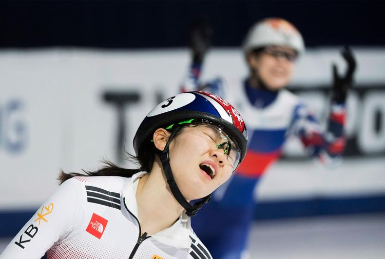 Shim Suk-Hee vandt OL-guld på 3.000 meter stafet i 2018 og er tidobbelt verdensmester.  Foto: Graham Hughes/AP
