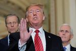 Den diplomatiske nedgradering af EU-ambassaden er seneste skridt i den mere skeptiske tilgang til EU, som præsident Donald Trump gennemfører.  Foto: Jim Young/Ritzau Scanpix