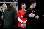 Rasmus Lauge oplever det hårde program på sin krop. Han skifter efter denne sæson til den sportsligt mindre udfordrende ungarske liga.
   Foto: Jens Dresling/POLFOTO