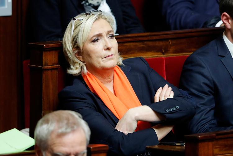 Marine Le Pen så på et tidspunkt ud til at være slået. Nu nyder hun fremgang igen. Foto: Charles Platiau/Ritzau Scanpix
