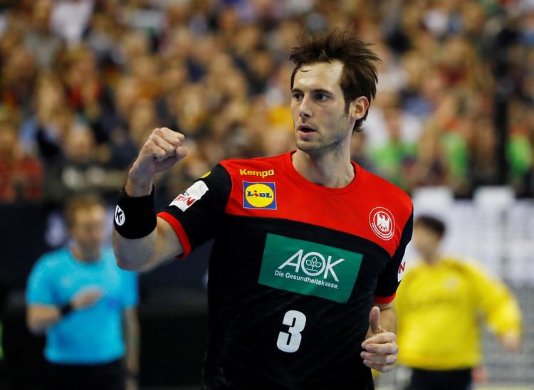Paris-stjernen Uwe Gensheimer blev tysk topscorer med 7 fuldtræffere.  Foto: Fabrizio Bensch/Ritzau Scanpix
