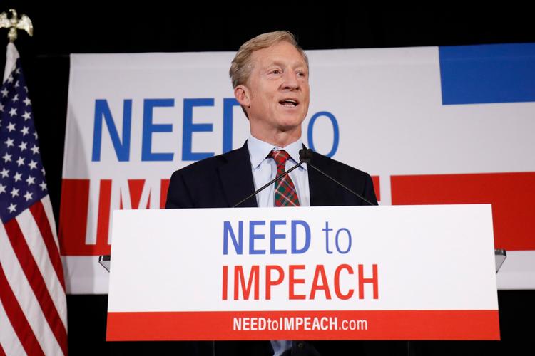  Tom Steyer stiller ikke op som præsidentkandidat, men vil i stedet bruge sin energi på at få Trump stillet for en rigsret Foto: Matthew Putney/Ritzau Scanpix