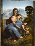 ’Madonna med barnet og Sankt Anna' er et af de Leonardo da Vinci malerier, som Louvre selv ejer. Foto: Musée du Louvre/René Gabriel Ojéda Foto: Musée du Louvre/René Gabriel Ojéda