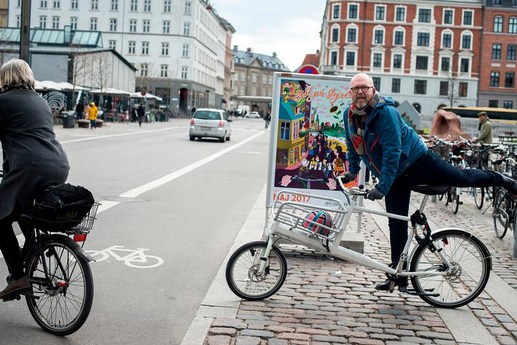 Klaus Bondam er formand for Cyklistforbundet, som blandt andet foreslår et særligt skattefradrag for cyklister.   
   Foto: Cicilie S. Andersen/POLFOTO