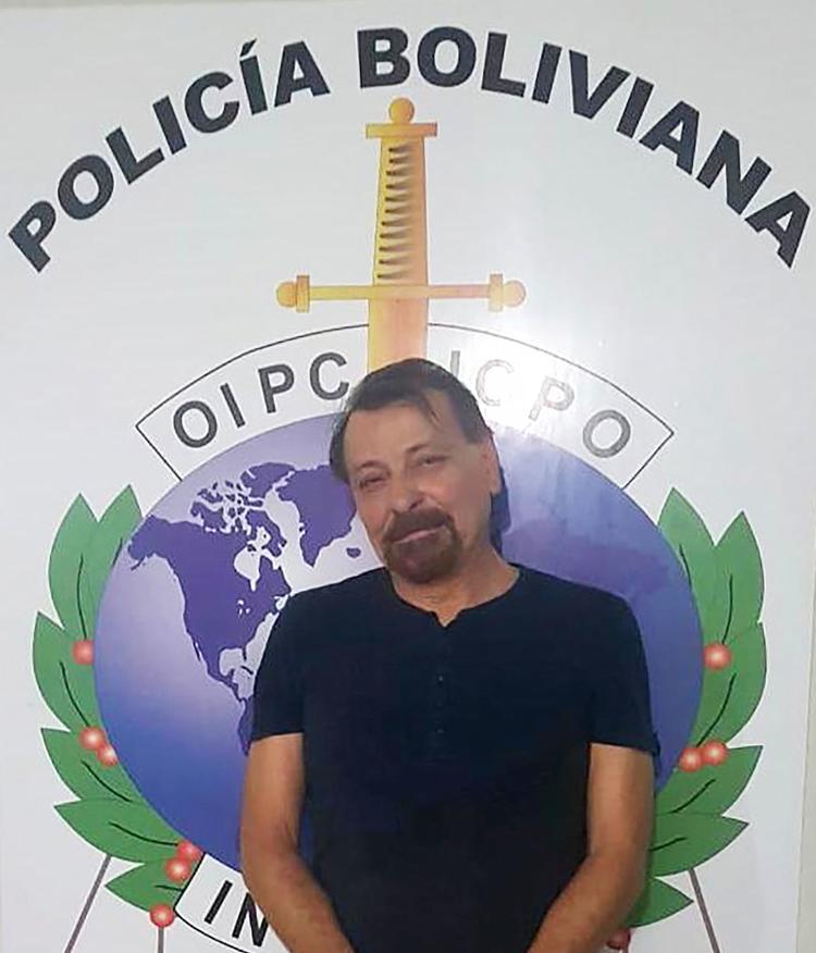 
  Cesare Battisti, en tidligere militant venstreorienteret fra Italien, der er dømt for drab i sit hjemland, er blevet anholdt i Bolivia. Han vil blive udleveret til de italienske myndigheder. Foto: Ho/Ritzau Scanpix