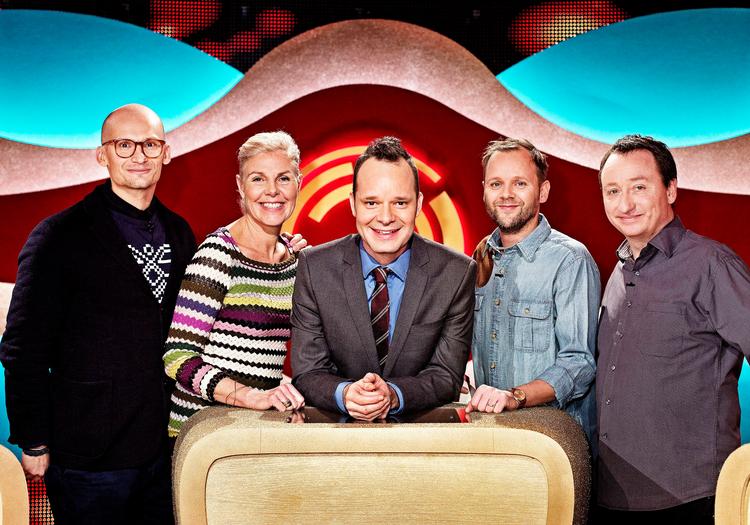 Tv-værter som f.eks. Jacob Riising er åbenbart fan af 'poeng'-udtalen. Pr-foto DR / Agnete Schlichtkrull