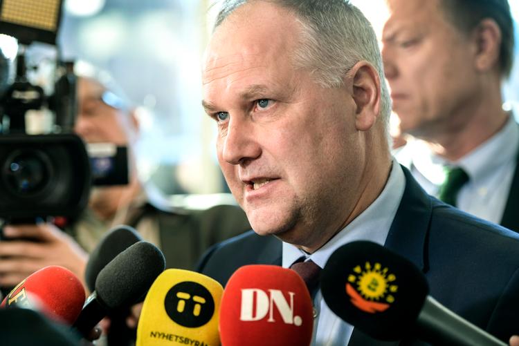 Vänsterpartiets formand, Jonas Sjöstedt. Foto:  Anders Wiklund Foto: 10040 Anders Wiklund/tt/Ritzau Scanpix