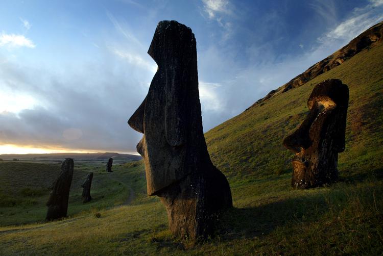 
Ifølge forskerne har de store statuer været en form for pejlemærke, så øens beboere har kunnet se, hvor der var ferskvand. 
 Arkivfoto. Foto: Carlos Barria/Ritzau Scanpix