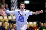 Nikola Bilyk kunne juble i 1. halvleg, da Østrig stadig var med i kampen, og Kiel-spilleren scorede et af sine to mål i kampen Foto: Jens Dresling/POLFOTO