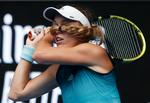 Uden at afgive et eneste point i egen serv vandt Caroline Wozniacki sin niende sejr i træk i Australian Open. Foto: Adnan Abidi/Ritzau Scanpix