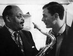
Ben Webster og en ung Niels-Henning Ørsted Pedersen i Montmartre. Nu kan de to høres sammen på genudgivelsen af Websters 'Plays Ballads'.
   Arkivfoto:  Knud Jacobsen