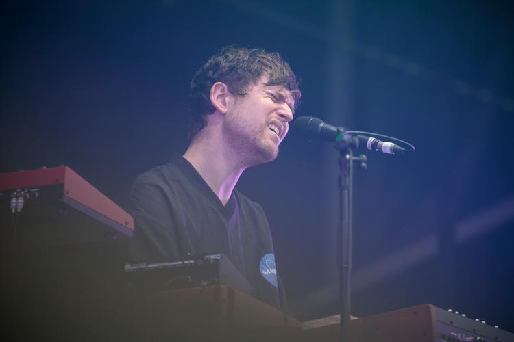 James Blike live på scenen under Northside 2017.  Arkivfoto Miriam Dalsgaard