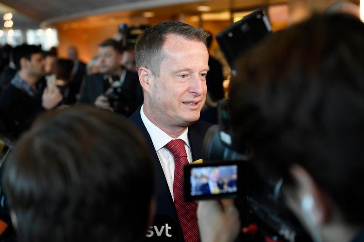 Moderaterna begik en taktisk fejl ved at kræve regeringens afgang uden at have et organiseret alternativ, siger socialdemokraters gruppeformand, Anders Ygeman. Foto: Stina Stjernkvist/TT/Ritzau Scanpix
   Foto: 11610 Stina Stjernkvist/tt/Ritzau Scanpix