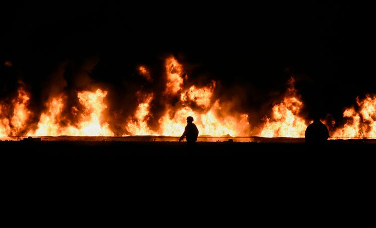 66 har mistet livet i eksplosion i en olierørledning i Hidalgo, Mexico Foto: Alfredo Estrella/Ritzau Scanpix