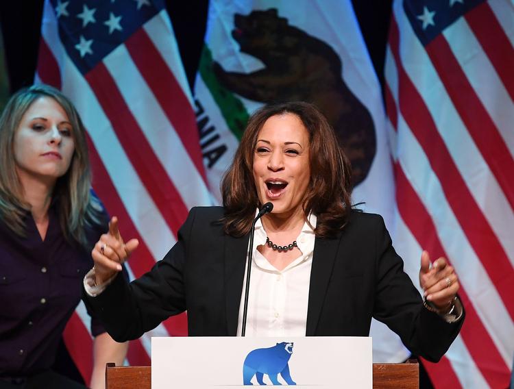 Den californiske senator Kamala Harris vil udfordre Donald Trump ved præsidentvalget i 2020. Foto: Mark Ralston/Ritzau Scanpix