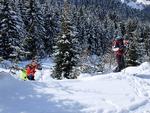 I ski-touring går man op i stedet for at tage liften. Så kommer man helt tæt på den smukke natur og nyder stilheden og ensomheden. Foto: Lasse Foghsgaard 