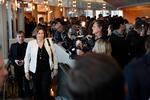 Isabella Lövin stemte i fredags for Stefan Löfven som statsminister og blev mandag udnævnt til  ny miljøminister og vice statsminister.  Foto: Stina Stjernkvist Foto: 11610 Stina Stjernkvist/tt/Ritzau Scanpix