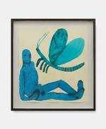  'Sexual Fantasy of a Human Butterfly' er titlen på denne akvarel af Emma Kohlmann, men det kunne også være hendes soloudstillings overskrift. Foto: V1 Gallery