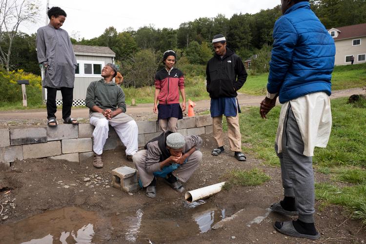 Fredag blev fire mænd anholdt for at planlægge et angreb på det lille islamiske fællesskab, Islamberg, i Delaware County, der er et fællesskab af flere hundrede muslimske afroamerikanere, placeret omkring en times kørsel nordvest for New York City.  Foto: Mark Lennihan/Ritzau Scanpix