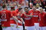 Mads Mensah  jubler efter sejren.
   Foto: Jens Dresling/POLFOTO