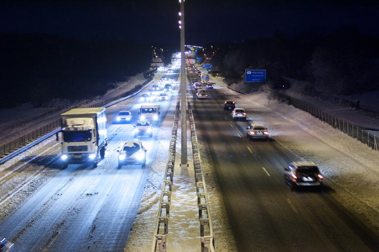 Et kommende trafikudspil fra regeringen rummer 46 kilometer ny motorvej: 16 kilomter til Næstved og 30 kilometer til Kalundborg.  Foto: Jens Dresling/POLFOTO