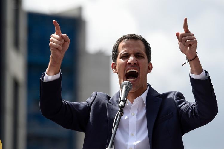 Der er fuld opbakning fra dansk side til Venezuelas selvudnævnte præsident, Juan Guaidó. Foto: Federico Parra/Ritzau Scanpix