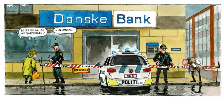 Danske Bank og andre finansielle institutioner har en tendens til at tiltrække de mest uærlige medarbejdere, viser ny forskning. Foto: Roald Als/POLITIKEN