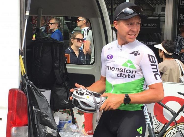Michael Valgren i sit nye Dimension Data-dress er klar til den sidste store satsning i Australien. Foto: Team Dimension Data. 