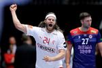 72 gange jublede Mikkel Hansen over en af sine egne scoringer under den netop afviklede VM-slutrunde.
   Foto: Jens Dresling/POLFOTO