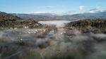 Under tågen dukker et smukt landskab med floden Sava op. Foto: Radovljica Turistbureau