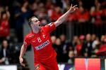I sine sammenlagt to timers spilletid under VM-slutrunden scorede Casper U. Mortensen 14 mål på 15 forsøg.
   Foto: Jens Dresling/POLFOTO