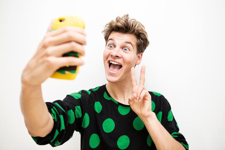 
Rasmus Kolbe, af de fleste danske unge under 20 år kendt som Lakserytteren. Han har mere end 1 million følgere på de sociale medier.
 Arkivfoto: Rune Aarestrup Pedersen