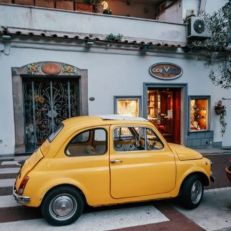 Bilferie med Fiat og stil. Foto: @opdagelse.dk