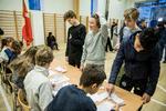 Folketingets formand Pia Kjærsgaard åbner Skolevalg 2019 på Øster Farimagsgade skole fredag den 31. januar 2019. Skolevalg er et tre uger langt undervisningsforløb, der kulminerer med en autentisk afholdt valghandling for elever i 8., 9. og 10. klasse.. (Arkivfoto.)
   Foto: Nikolai Linares/Ritzau Scanpix