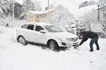 Sveriges meteorologiske institut advarer om, at et nyt snevejr er på vej ind over Sverige mandag. Foto: 10060 Henrik Montgomery/tt/Ritzau Scanpix