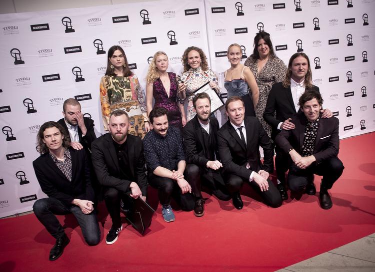 
    Årets Film er 'Den Skyldige' ved Robert Pris uddeling i København. Foto: Liselotte Sabroe/Ritzau Scanpix