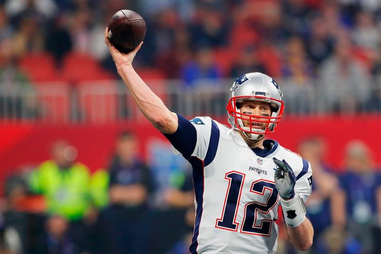 Tom Brady spillede sin klart dårligste Super Bowl mod Los Angeles Rams, men sejren var alligevel aldrig reelt i fare. Foto: Kevin C. Cox/Ritzau Scanpix