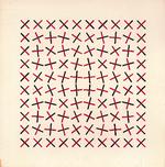 Rotation in Red and Black af Julio Le Parc (Argentina, født 1928) , 1959. Gouache på pap. 19 1/2 × 19 1/2 in. (49.5 × 49.5 cm) Foto: The Metropolitan Museum of Art, © Julio Le Parc)