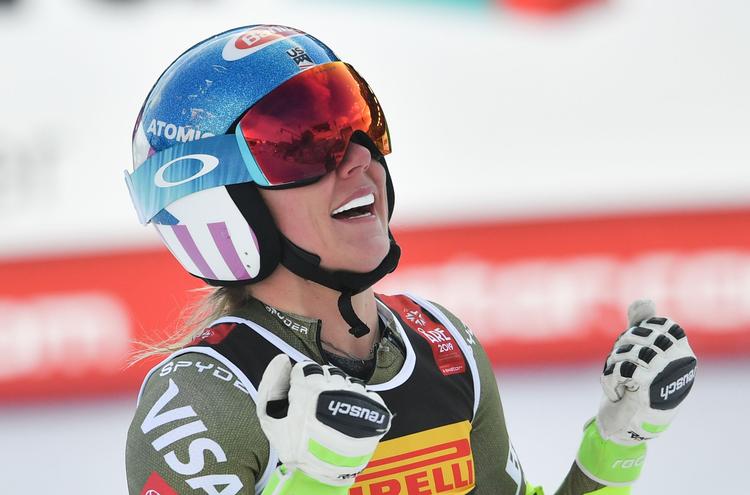 Mikaela Shiffrin har nu fire VM-titler på cv'et.  Foto: Fabrice Coffrini/Ritzau Scanpix