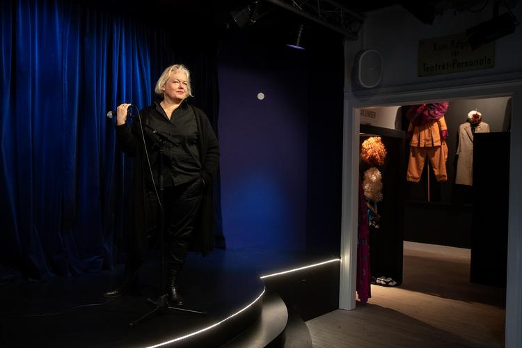 Revymuseet har fået en overhaling og nyt navn og vil være samlingspunkt for dansk humor, satire og komik. Rikke Rottensten er leder af museet.
  Foto: Peter Hove Olesen/POLFOTO