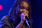 20-årige Kodie Shane, optrådte onsdag aften med store armbevægelser for et ganske lille publikum.    
   Foto: Emma Sejersen/POLFOTO