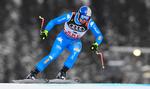 Dominik Paris, da han var hurtigst under VM's Super-G-konkurrence. Nu går han efter også at tage sejren i styrtløb, men konkurrencen er knivskarp. Foto: Jonathan Nackstrand/Ritzau Scanpix