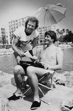 Makkerparret ses her i 1986. 
   Foto: Mogens Berger/POLFOTO